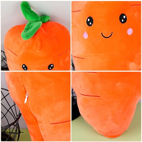 ASkinds Cute Carrot Plush Toy, 30inch Soft Carrot Doll for Boys & Girls