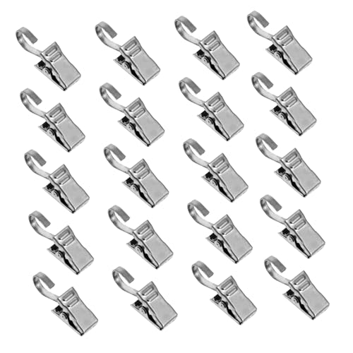 MAGICLULU 40piezas Ganchos De Cortina De Clips para Cortinas De Abrazaderas para Útiles para Secar Ropa y Proyectos De
