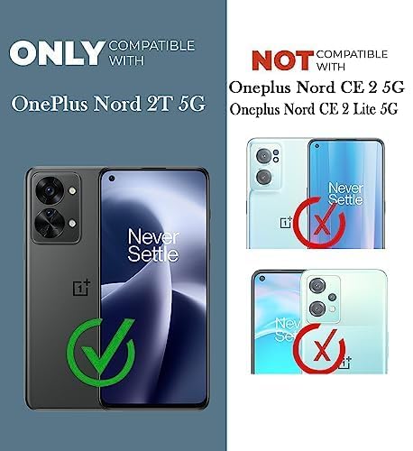 Image of Jkobi Silicone Back Cover Case for OnePlus Nord 2T 5G (Clear Shockproof Case with Camera Protection | Soft and Flexible | Transparent)