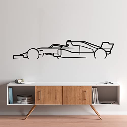 Image of seemy Formula 1 Car Metal Wall Art, F1 Car Poster, Formule One Racing Gifts For Men, Automotive Decor, Perfect for Car Wall Decor, Garage Decor, Metal Wall Art, Decor For Car (24 inch x 4 inch)
