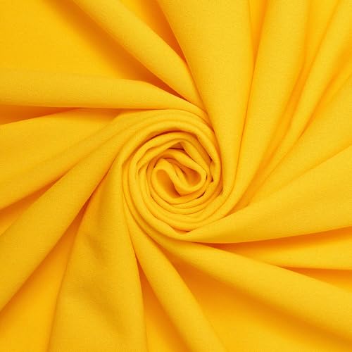 Stretch Crepe Scuba Double Knit Polyester Spandex...