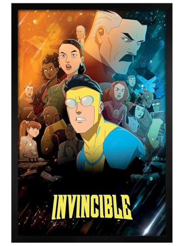 Invincible poster maxi encadré bois pour protéger vos affiches