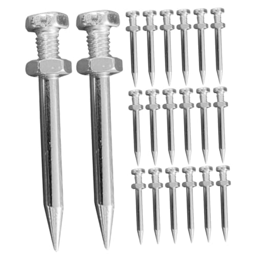 Hohopeti 20pcs Soil Aerator Spikes Lawn Aerator Shoes Grass Aeration Tool Ideal for Gardeners