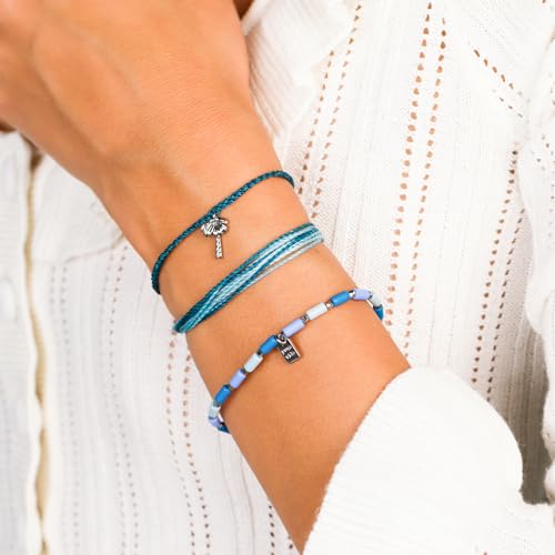 Pura Vida Bracelets Pack Paradise Palms Style Pack - 3-Piece Boho Bracelet Stack3