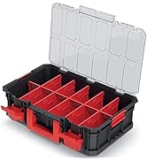 LDHHYH 6 stuks sorteerdozen voor kleine onderdelen, sorteerdoos met 8 verstelbare vakken, 20 x 13,5 x 4,5 cm, plastic opbergdozen LDHHYH 6 stuks sorteerdozen voor kleine onderdelen, sorteerdoos met 8 verstelbare vakken, 20 x 13,5 x 4,5 cm, plastic opbergdozen