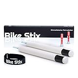🚴‍♂️ FÜR FAHRRADLENKER BIS 50 CM - Aus geöltem/ lackierten Eichenholz. Das Fahrrad hängt mit dem Lenker so nah an der Wand wie möglich ohne dass die Reifen sie berühren