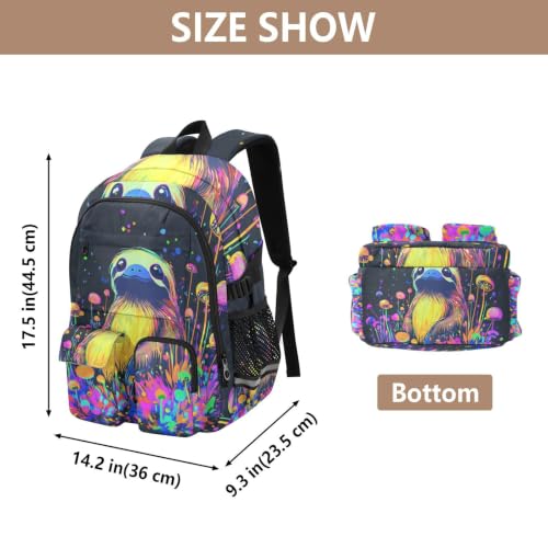 Mochila para laptop de 17.5 pulgadas grande impermeable escolar 3