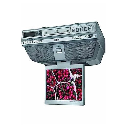 Sony ICF-DVD57TV Under the Cabinet LCD-TV / DVD / CD Clock Radio