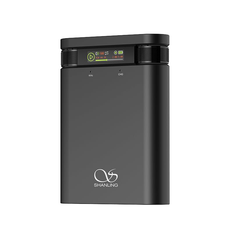 Shanling H2 2in1 Audio Player/Portable DAC, Desktop Headphone Amp,Bluetooth 5.0/LDAC,10.5Hours+ for Music Time,HiFi Res Certificated,Anodized Aluminum with LED Lights,Up to 2TB Capacity-image-11
