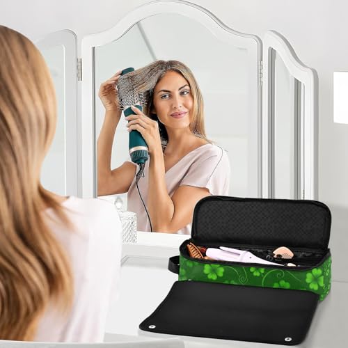 Bolso para herramientas de cabello con tapete resistente al calor miniatura 6