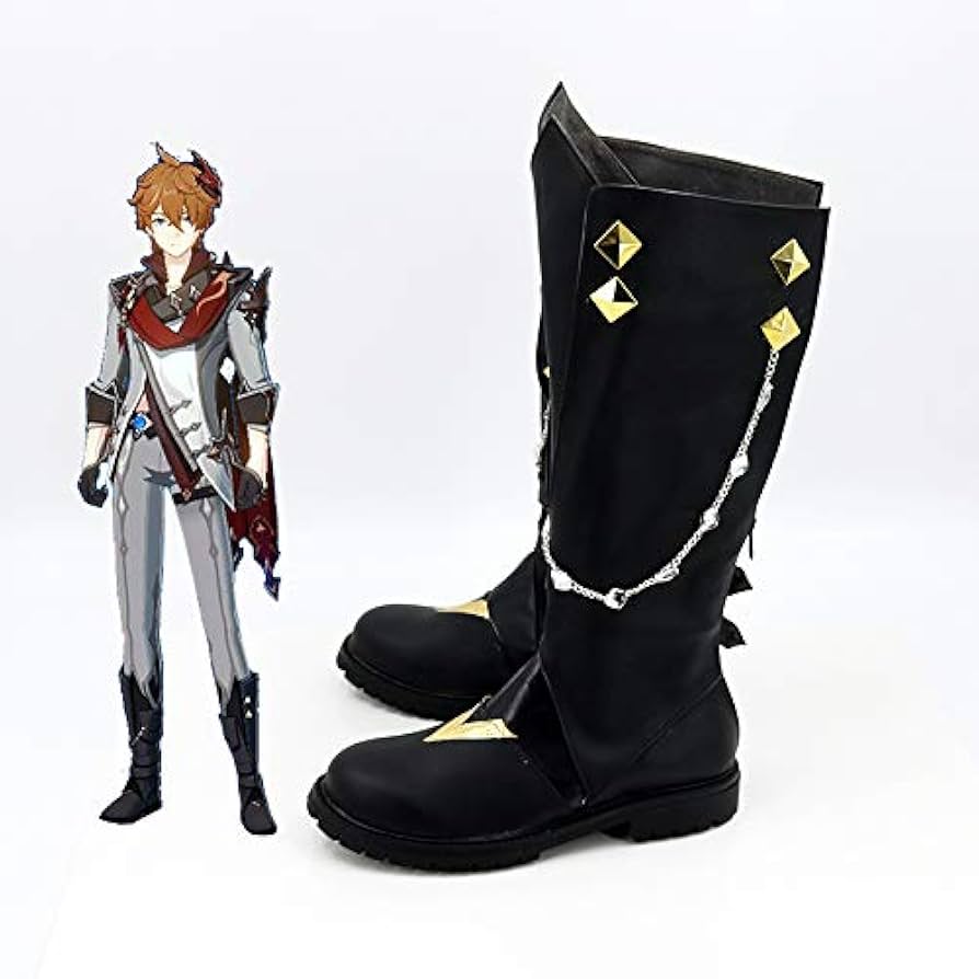 原神 タルタリヤ コスプレ 衣装＋靴 原神 げんしん タルタリヤ Tartaglia コスプレ靴 コスプレブーツ