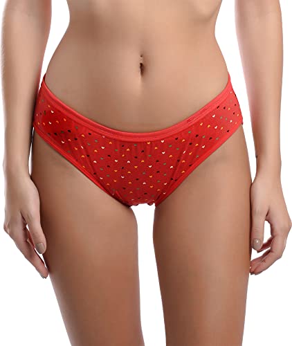Image of FIMS - Fashion is my style Women's Cotton Hipsters Panties for Women, Soft Stretchable Cotton Fabric, Non-Padded, Multi-Color Panties, See Main Image to Check Nos of Panties You Will Get.