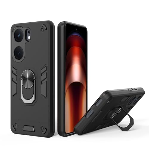 Image of NDCOM for iQOO Neo 9 Pro Back Cover Premium | Stylish iQOO Neo 9 Pro Back Case | Shockproof Ring Holder Case