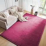 Fond Antidérapant: Le dos du tapis de sol moelleux a des points de préhension antidérapants, ce qui peut augmenter la friction entre le tapis et le sol, de sorte que le tapis a une certaine fonction antidérapante.