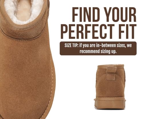 Image of Project Cloud Genuine Leather Ankle Boots for Women - Water Resistant with Memory Foam Insole Winter Boots - Trending Shoes & Comfortable Women's Ankle Boots (Hippy)
