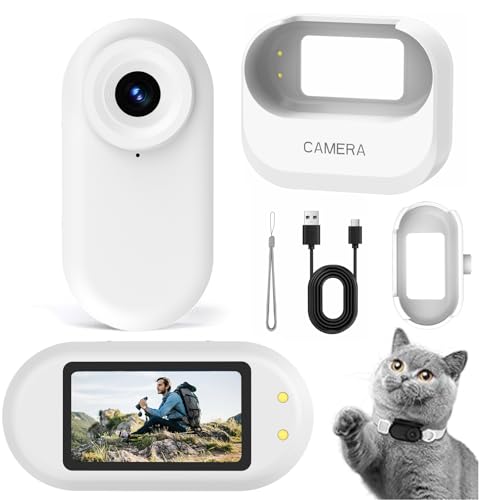 LX-VIECKDUN Mini Action Camera Thumb Camera 720P HD Tiny Portable Vlogging Camera Mount Anywhere Life Waterproof 140 Min Battery Life AI Editing For Vlogging Outdoor Travel Skiing and Riding