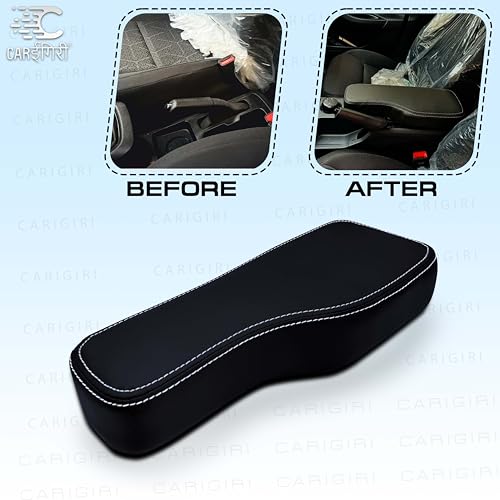 Image of Carigiri OEM Type Big Size Armrest For Tata Nexon /Nexon Ev /Nexon Facelift 2023 /Punch Ev Adventure (Double Stitching,Nappa Leatherette)(All Models & Variants) (Big)