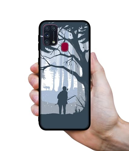 Image of Hunter Design Premium 2D Printed Metal Back Case Cover for Samsung Galaxy M31 Prime / M31 / F41