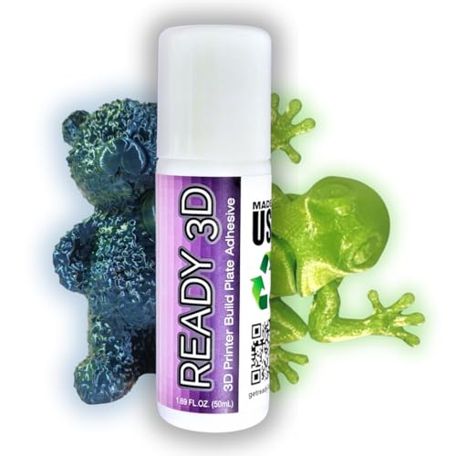 3D Printer Build Plate Adhesive (50mL) - Excellent Hold and