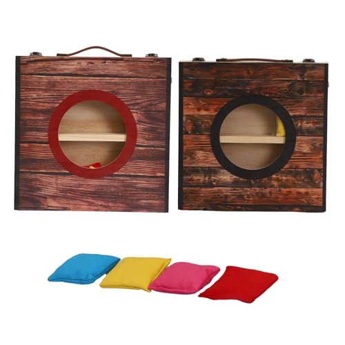 Jeu de lancer de précision en bois massif et finitions durables