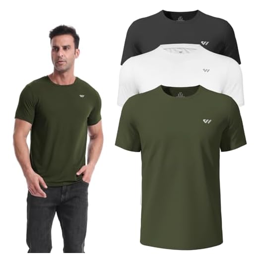 Paquete de 3 o 5 camisetas deportivas de manga corta para hombre, camiseta funcional transpirable y de secado rápido, camiseta de fitness para entrenamiento, correr, caminar, gimnasio, deportes al