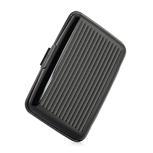Image of MAESTRA Credit Card Holder Hard Case Travel Wallet ID Purse Multi Pockets RFID Scan Protection Organiser for Men and Women