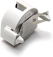 Vista 6 de Othmro Enchufes de luz, 10 unids T5 sostenedor, 2A PC de plástico AC 500 V 100 grados de luz fluorescente, F288A Base de una sola cabeza lápida