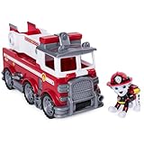 Paw Patrol Ultimate Rescue - Marshall’s Ultimate Rescue Fire Truck with Moving Ladder and Flip-Open Front Cab, for Ages 3 and Up