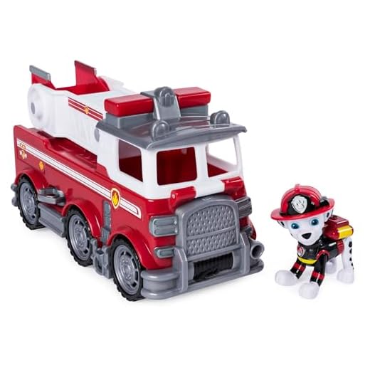 Paw Patrol 6046151 PAW PATROL-6046151-VEHICULE + Figurine Ultimate Rescue Marcus-LA PAT' PATROUILLE Play Vehicle & Figure, Multicolored, 0
