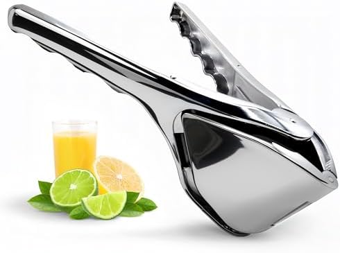 Heavy Duty Metal Lemon Squeezer - Manual Handheld Press Citrus Ju...