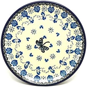 Polish Pottery Plate - Bread & Butter (6 1/4") - Dragonfly