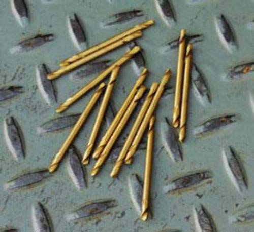 ATD Tools 9204 - Juego de brocas de titanio de doble extremo de 12 piezas, 0.12 pulgadas