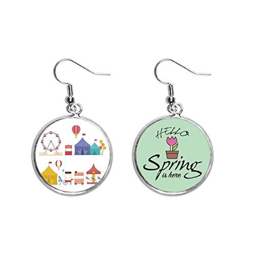 Pendientes de primavera coloridos para lucir en paseos y ferias