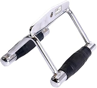 CAP Barbell Deluxe Double D Handle with Rubber Handgrips