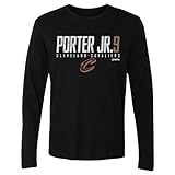500 LEVEL Craig Porter Jr. Cleveland Cavaliers Long Sleeve Shirt - Craig Porter Jr. Cleveland Cavaliers Elite WHT (Black, Medium)