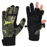 KastKing Mountain Mist Cold Winter Weather Fishing Gloves for Men and Women - Ideal for Ice Fishing, Photography, or Hunting