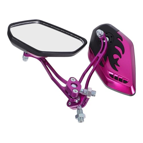 Rétroviseurs scooter antibrouillard grand angle en aluminium haute clarté