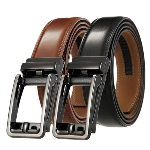 Mens Dress Belt Ratchet Belt Leather Comfort Perfect Companion to Mens Dress Shoes2