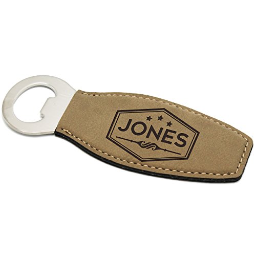 Custom Engraved And Personalized Beer Bottle Opener For Groomsmen Housewarming (Tan) #TOP2