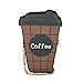 Fashion Culture Cup Of Joe Coffee Crossbody, Brown