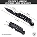 Gifts for Men Him, Anniversary Birthday Gifts for Him Boyfriend Husband, Engraved Pocket Knife, Camping Hunting Multitool Knife Present, 7 in 1 Folding Knives with LED Light