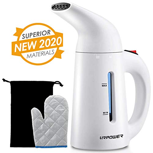 URPOWER Updated 180ml Steamer for Clothes, 7-in-1 Multi-Use Handheld Garment Steamer, Fast Heat-up