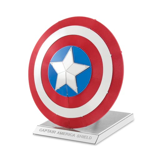 Kit Modelo 3D Escudo Capitán América Metal Earth miniatura 3