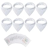 ❤【IDEALES GESCHENK】 Einzigartige Babyshower party-GESCHENK-SET - Unser 8-Pack kinder lätzchen macht das beste geschenkset für neue Eltern, neue Großeltern, Baby-Duschen, Weihnachtsgeschenk oder für jede Entschuldigung, um ein Baby-Look erstaunlich zu machen.