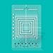 Creative Grids Stripology Quarters Mini Slotted Quilting Ruler – CGRGE4 – Made in USA, 8-1/2in x 12-1/2in, Non-Slip Grip Acrylic Fabric Strip Cutting, Sewing, Crafting, Patchwork Ruler & Template