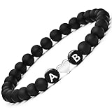 ☑️ FLEXIBLES ARMBAND: Ein hochwertiges und reißfestes Gummiband mit Memory Effekt ermöglicht das Tragen bei jedem Handgelenkumfang (16-21 cm Umfang), und mit der unsichtbaren Verknotung liegt es perfekt am Handgelenk an