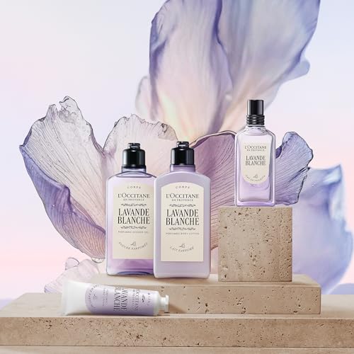 L'OCCITANE - Lavande Blanche (White Lavender) Body Lotion - 250 ml - Musky, fresh and delicate fragrance - Made in France - Image 3