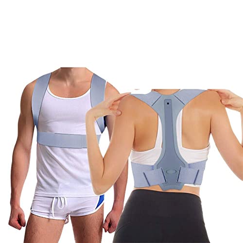 Correcteur de posture gris taille M bandage lombaire pour femmes et relaxation du dos