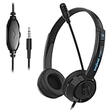 Computer Headset with Microphone,3.5mm Headset with Microphone Noise Cancelling...