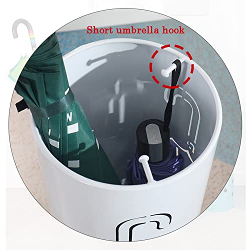 Porte-parapluie élégant en métal au design créatif pour entrée - 6